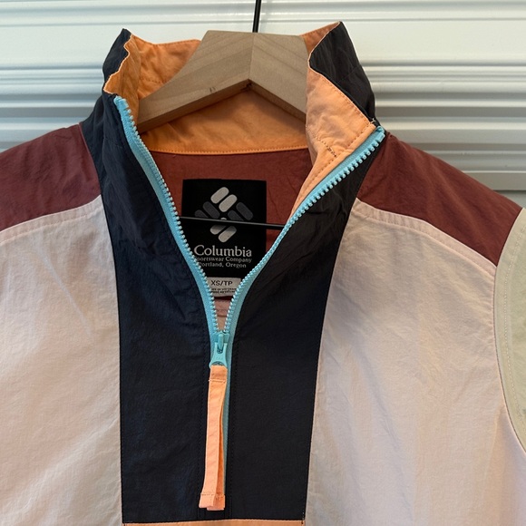Women’s Columbia Riptide Retro Aronak Raincoat Windbreaker Jacket size XS - Picture 6 of 11